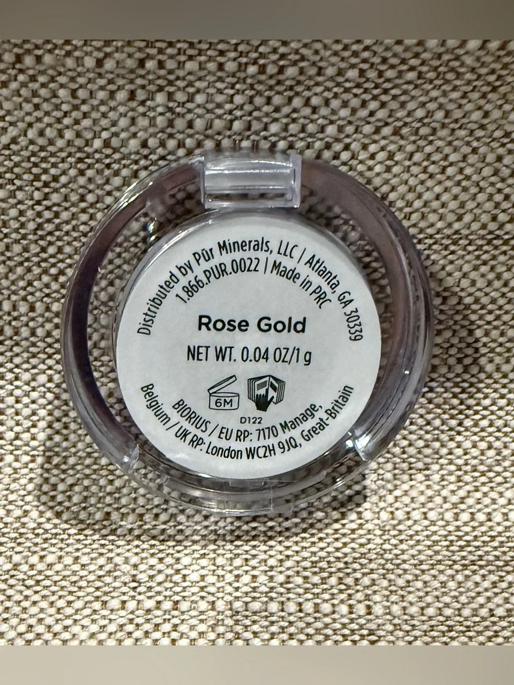 PUR On Point  Metallic Eye Gloss - Rose Gold